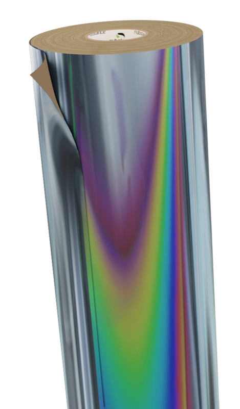 Holographic vinyl material